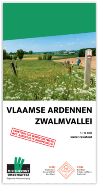 Wandelkaart Vlaamse Ardennen & Zwalmvallei - NGI