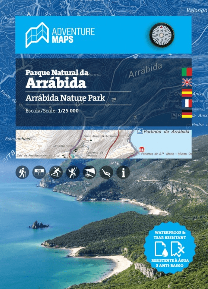Wandelkaart Parque Natural de Arrabida - Adventure Maps