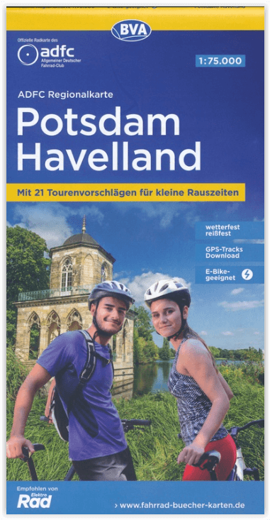 Fietskaart ADFC Regionalkarte Potsdam Havelland - ADFC
