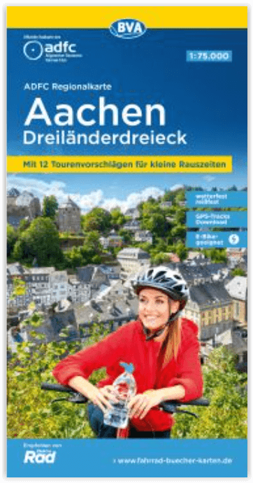 Fietskaart ADFC Regionalkarte Aachen & Dreiländereck - ADFC