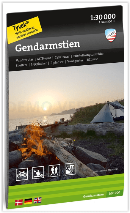 Wandelkaart 030 - Gendarmstien Gendarmepad - Calazo