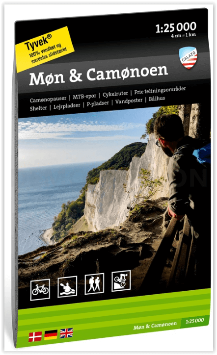 Wandelkaart 070 Møn & Camønoen Oostzeekust - Calazo