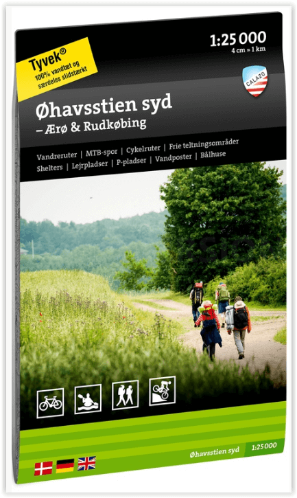 Wandelkaart 110 Øhavsstien syd - Ærø & Rudkøbing - Calazo