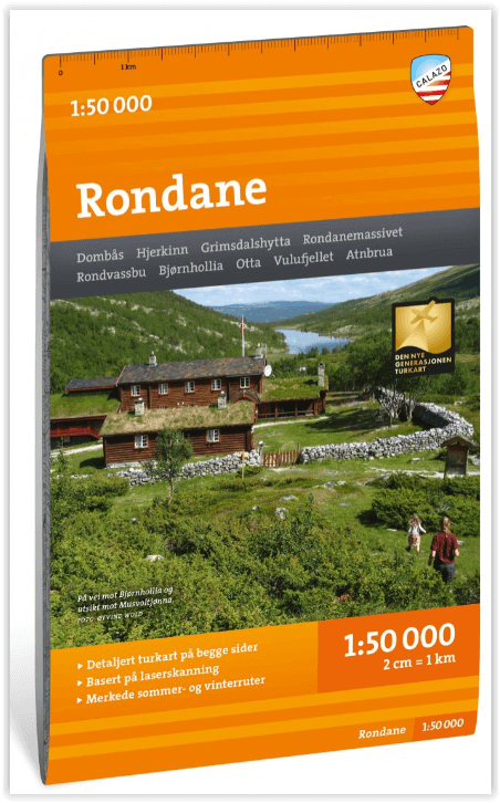 Wandelkaart Tourkaart 310 - Rondane NP - Calazo