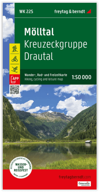 Wandelkaart Mölltal - Freytag & Berndt