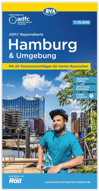 Fietskaart ADFC Regionalkarte Hamburg & omgeving - ADFC