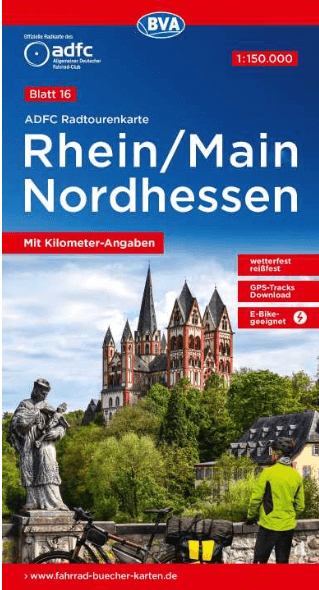 Fietskaart 16 Rhein & Main Nordhessen - ADFC