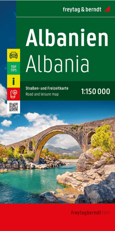 Landkaart Wegenkaart 011 Albanië - Freytag & Berndt