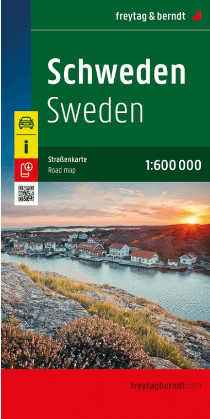 Landkaart Wegenkaart Zweden - Freytag & Berndt