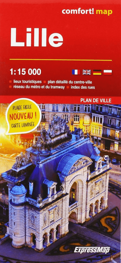 Stadskaart Plattegrond Lille (Franstalig) - ExpressMap
