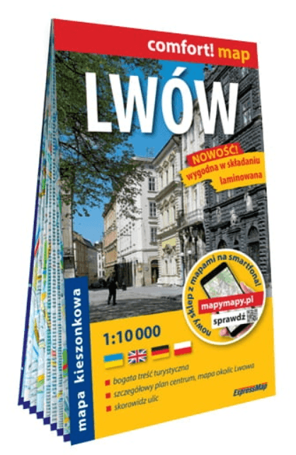 Stadskaart Plattegrond Lwów Oekraïne MINI - ExpressMap