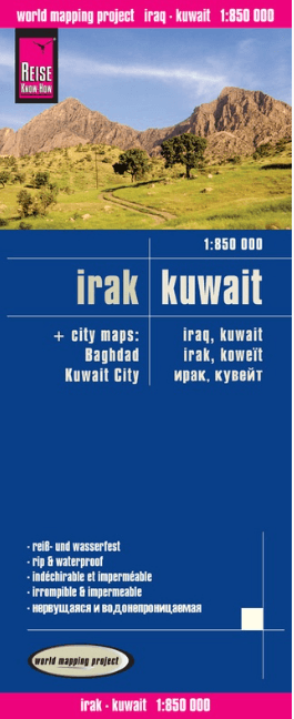 Landkaart Wegenkaart Irak & Koeweit - Reise Know-how