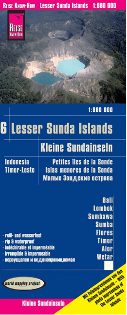 Landkaart Wegenkaart 6 Kleine Sunda Eilanden Indonesië - Reise