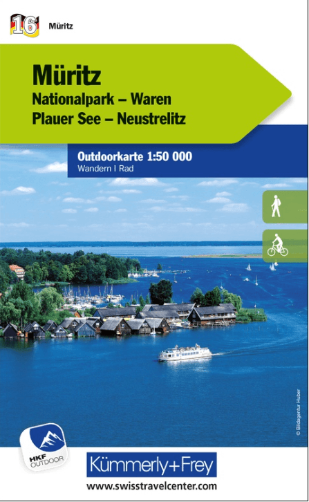 Wandelkaart Outdoorkaart 16 Müritz - K&F