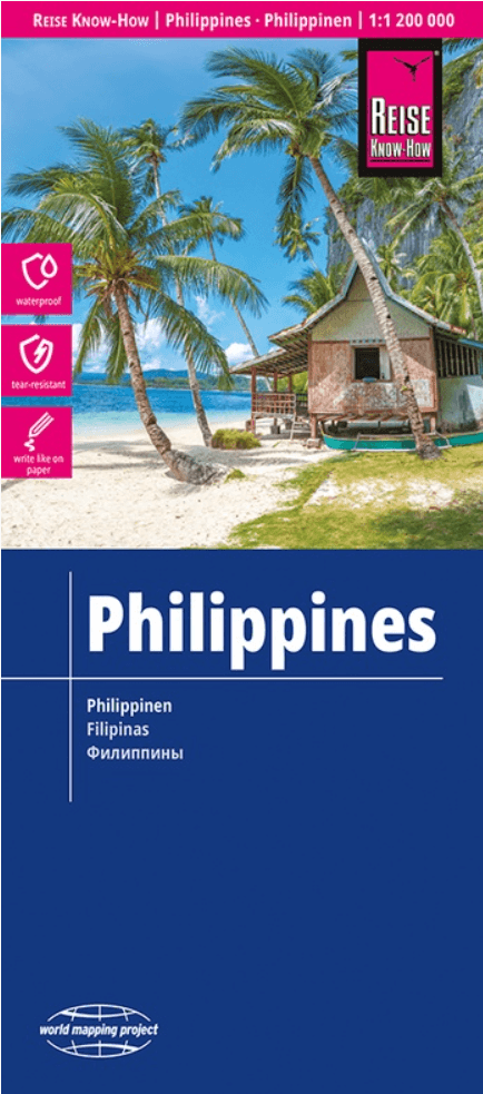 Landkaart Wegenkaart Filipijnen - Reise Know-How Verlag