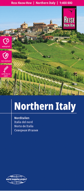 Landkaart Wegenkaart Italië Noord - Reise Know-How
