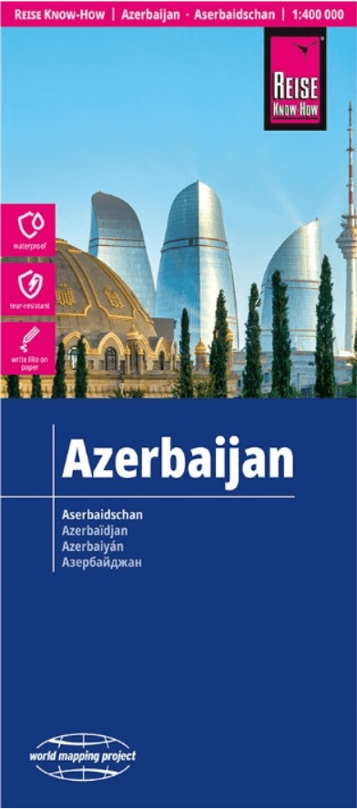 Landkaart Wegenkaart Azerbeidzjan Azie - Reise Know-How
