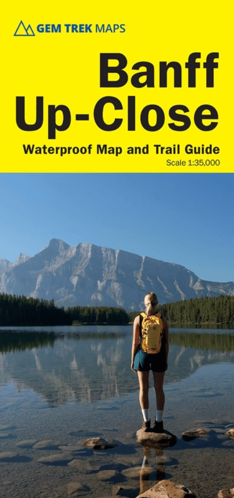Wandelkaart 10 Banff Up-Close - Gem Trek Publishing