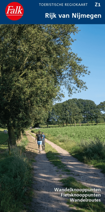 Fietskaart Regiokaart Z01 Rijk van Nijmegem - Falkplan
