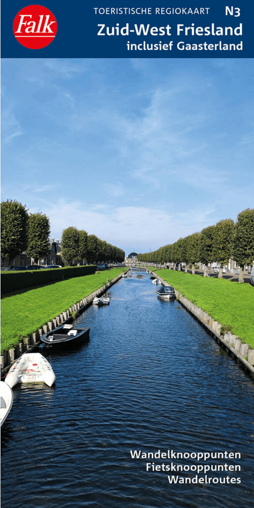 Wandelkaart Regiokaart N03 Z.w.Friesland incl Gaasterland - Falk
