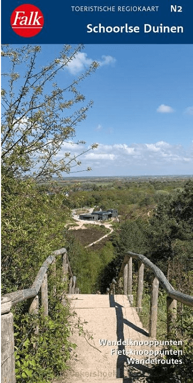 Wandelkaart Regiokaart N02 Schoorlse Duinen - Falk