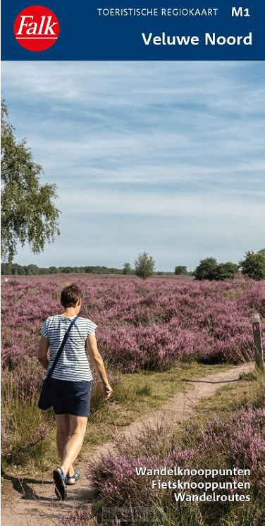 Wandelkaart Regiokaart M01 Veluwe Noord - Falkplan