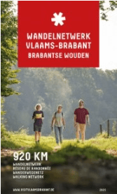 Wandelkaart Wandelnetwerk BE Brabantse wouden + Zonienwoud - TVB