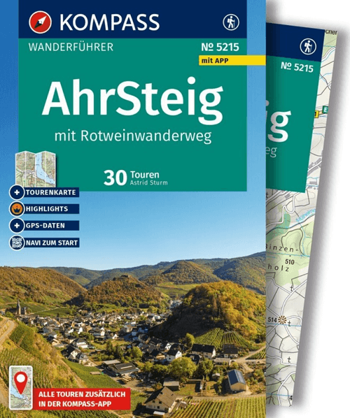 Wandelgids 5215 Premiumwanderweg Ahrsteig - Kompass