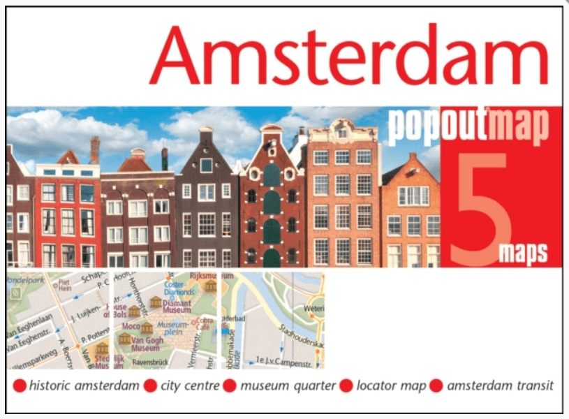 Stadsplattegrond Popout Map Amsterdam - Heartwood Publ.