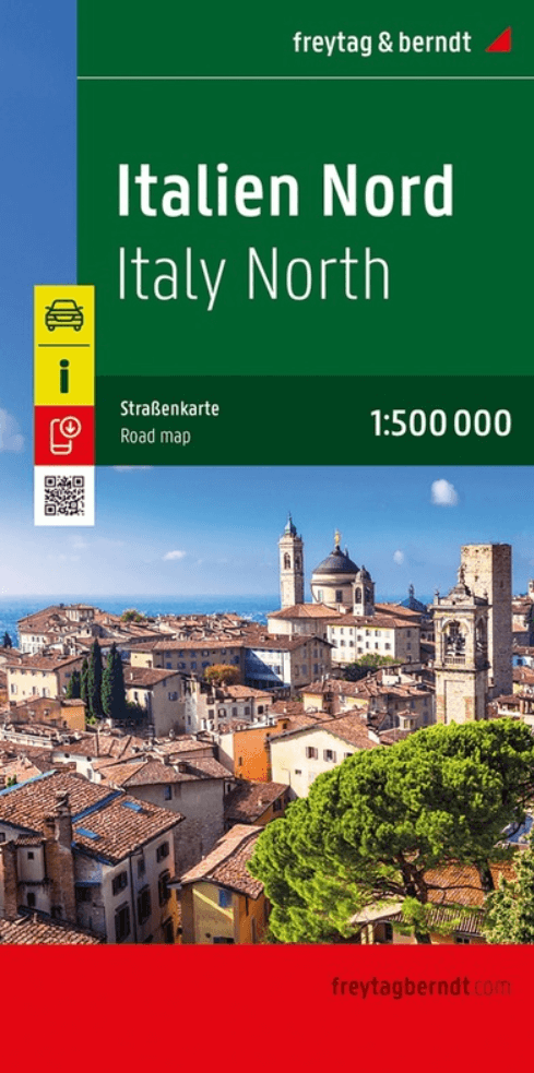 Landkaart Wegenkaart Italië Noord - Freytag & Berndt