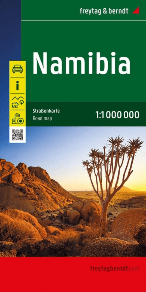Landkaart Wegenkaart Namibië - Freytag & Berndt