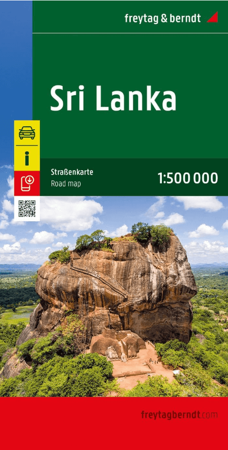 Landkaart Wegenkaart Sri Lanka - Freytag & Berndt
