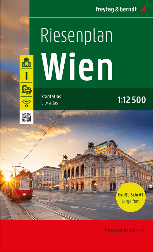 Wenen stadsatlas - Freytag & Berndt