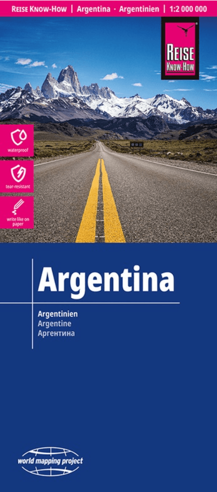 Landkaart Wegenkaart Argentinië - Reise Know-How