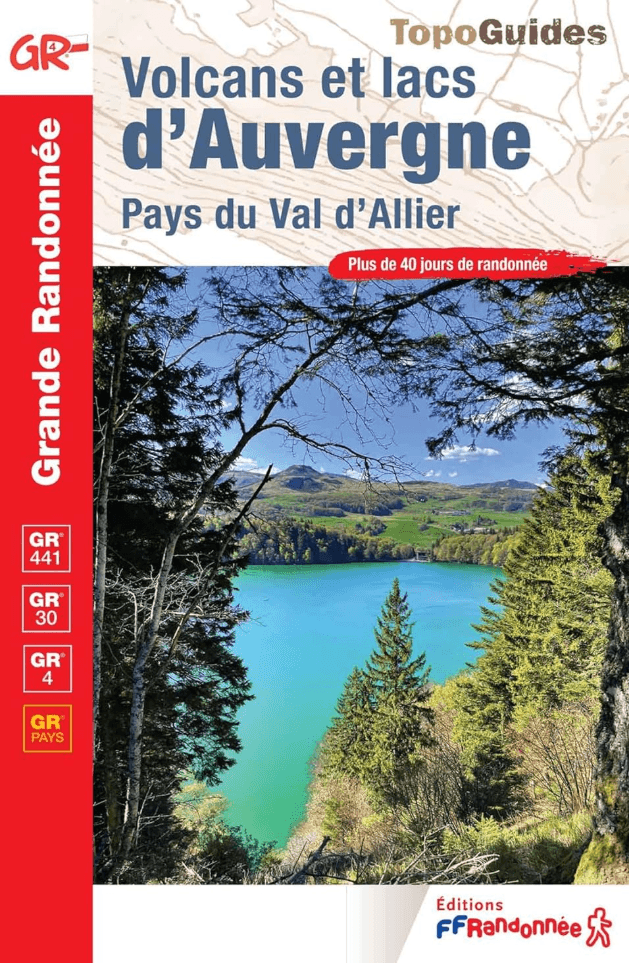 Wandelgids Volcans & lacs d'Auvergne GR4,441,30 - FFR