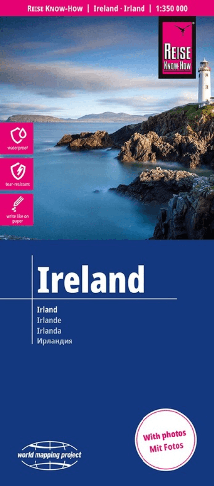 Landkaart Wegenkaart Ierland - Reise Know-How Verlag
