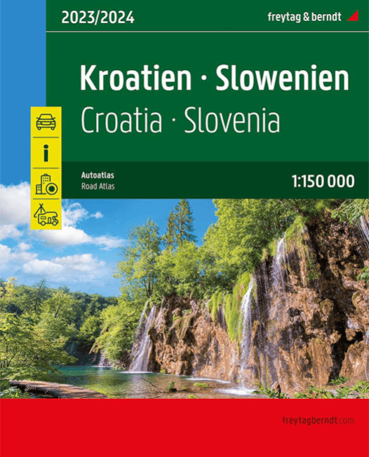 Wegenatlas Kroatië & Slovenië - Freytag & Berndt