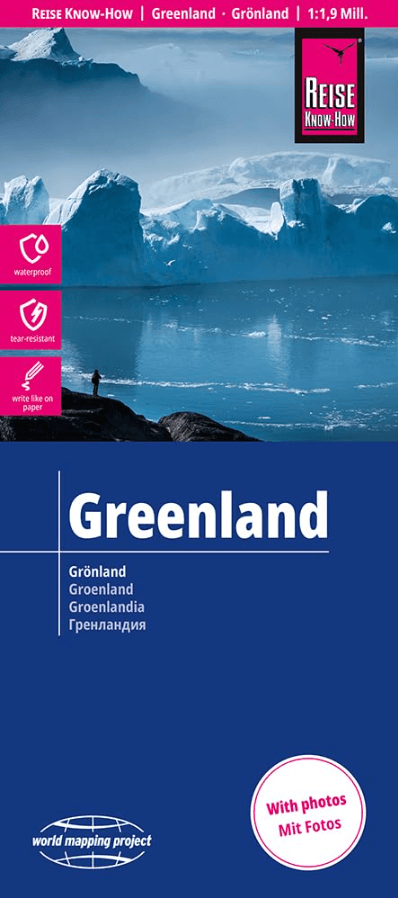 Landkaart Wegenkaart Groenland - Reise Know-How Verlag