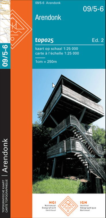 TOPO Wandelkaart 09/5-6 Arendonk - NGI