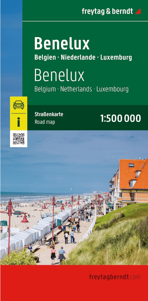 Landkaart Wegenkaart Benelux (BE, NE, Lux) - Freytag & Berndt