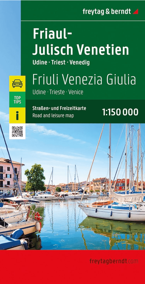Landkaart Wegenkaart Friuli Venezia Giulia - F&B