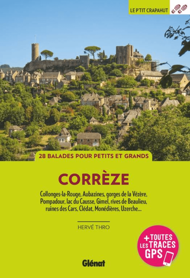 Wandelgids Corrèze, Massif Central France - Ed. Glénat