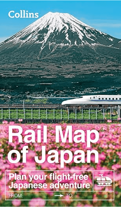 Spoorwegenkaart Japan Rail Map - HarperCollins