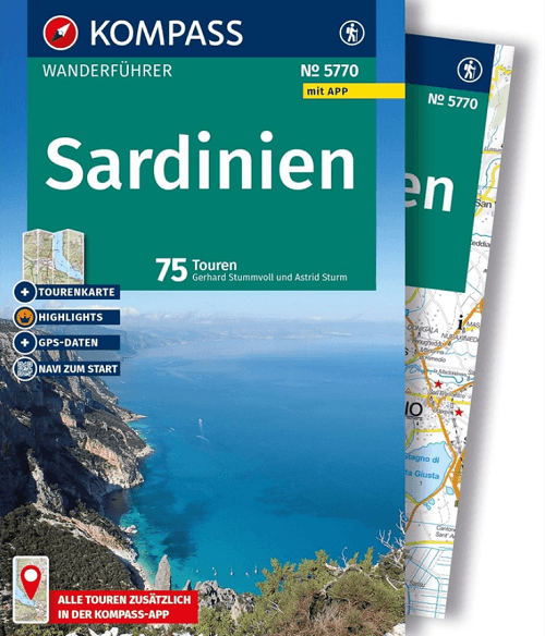Wanderführer 5770 Wandelgids Sardinien Sardinië - Kompass