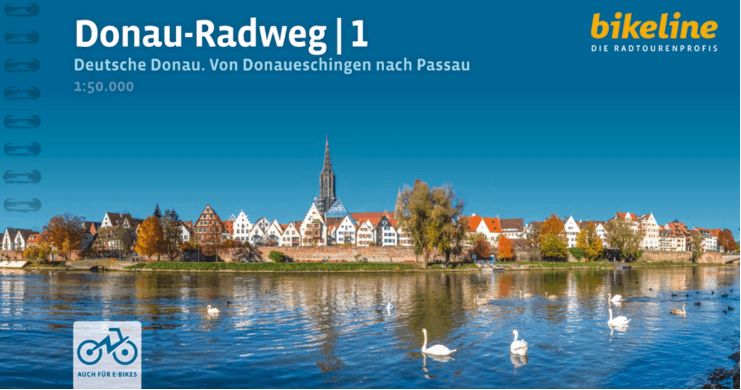 Fietsgids Donau Radweg 1, Donaueschingen nach Passau - Bikeline