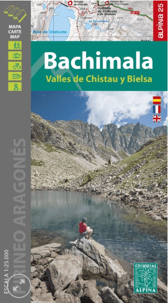 Wandelkaart Bachimala & Valles de Chistau y Bielsa - Ed. Alpina