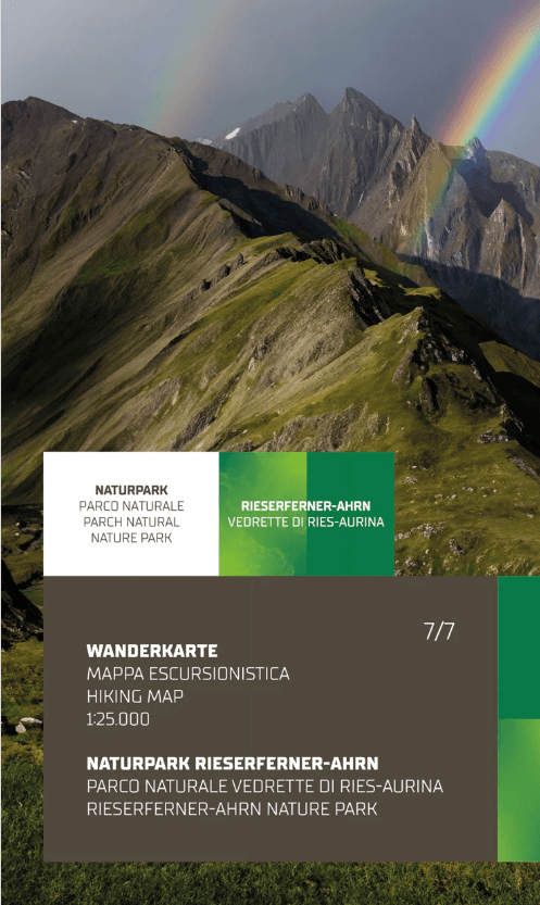 Wandelkaart Vedrette die Ries, Rieserferner-Ahr - Tabacco