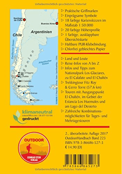 Wandelgids Argentinien-Patagonien, Monte Fitz Roy - Conrad Stein