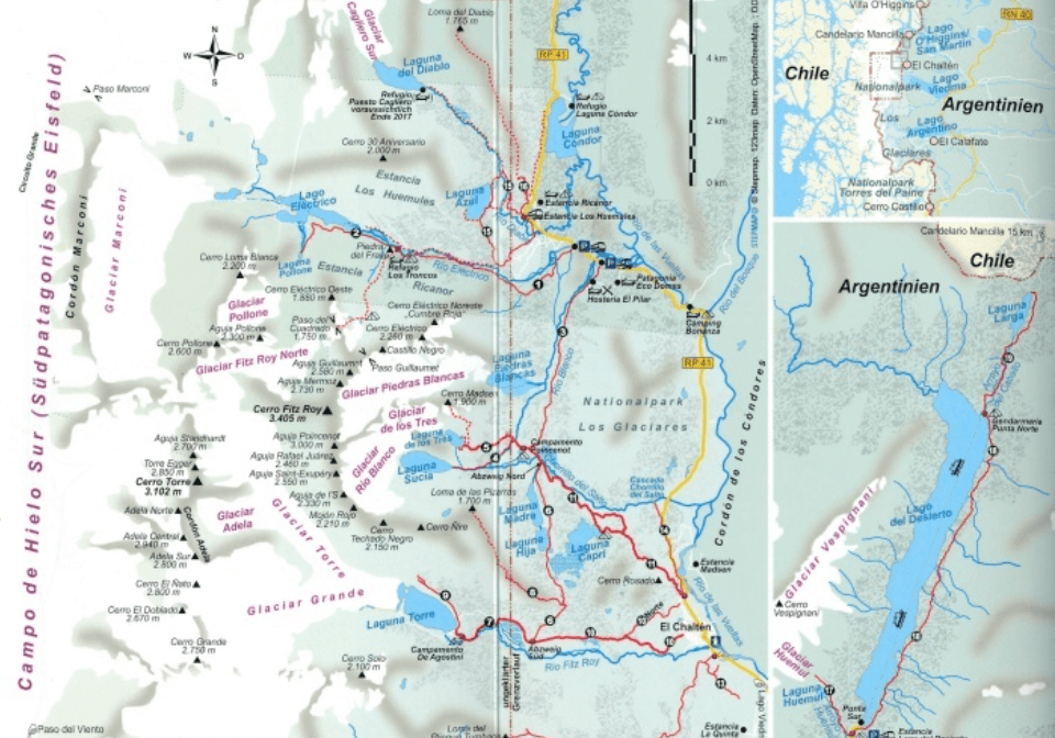 Wandelgids Argentinien-Patagonien, Monte Fitz Roy - Conrad Stein
