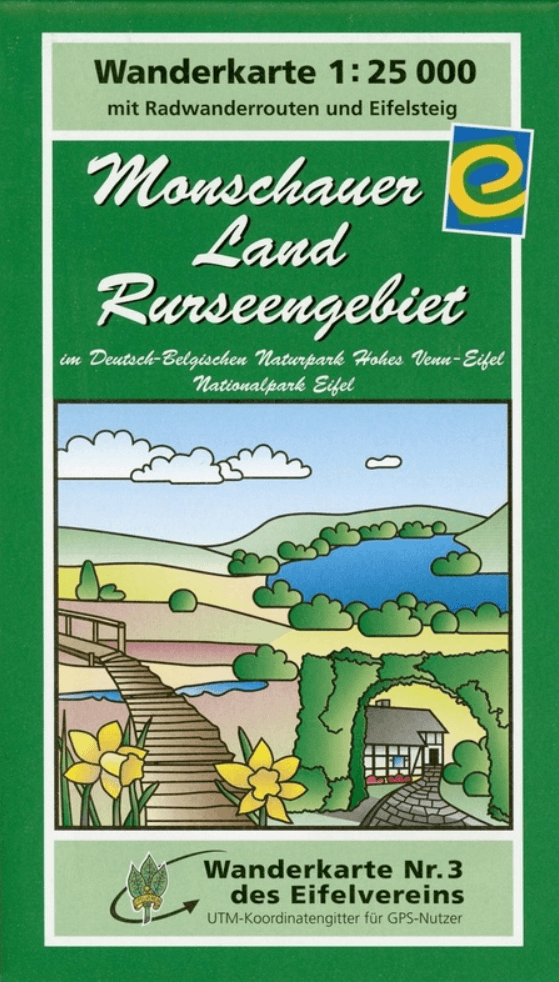 Wandelkaart 03 Monschauer Land & Rurseengebiet - Eifelverein